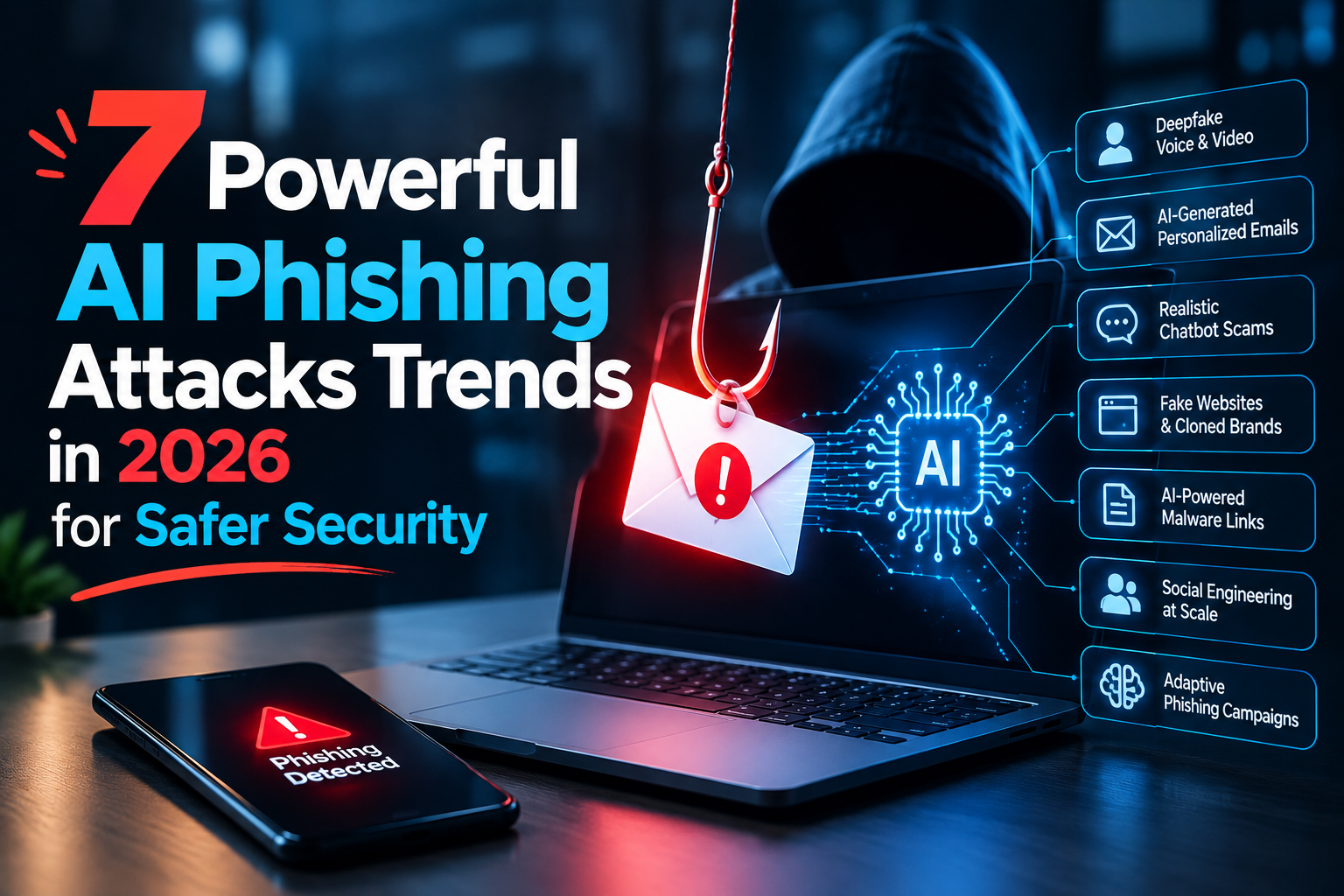 7 Powerful AI Phishing Attacks Trends in 2026 for Safer Security