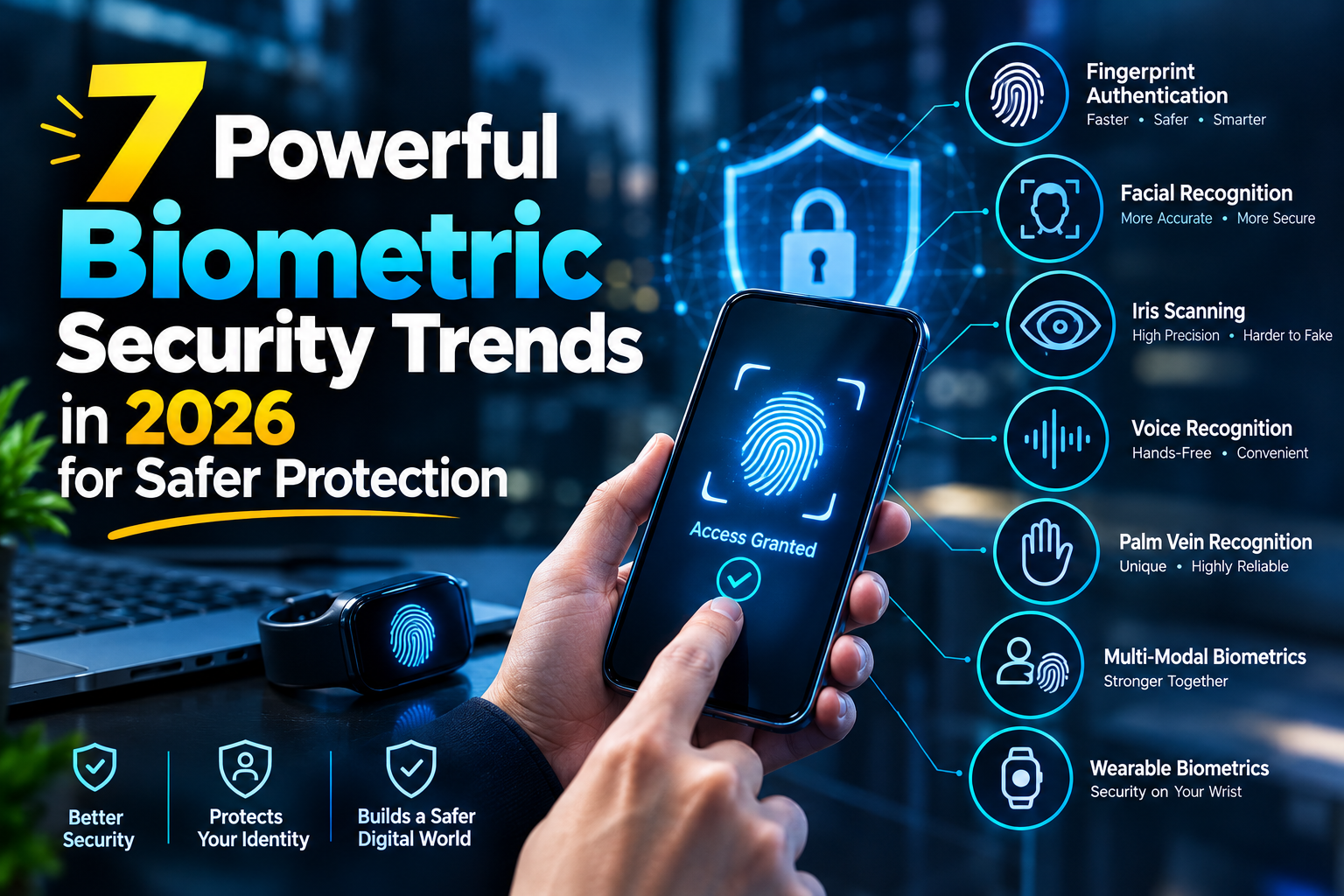 Biometric Security Trends, Biometric Authentication, Cybersecurity Trends